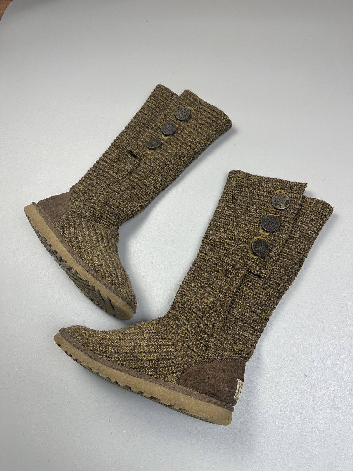 Ugg Vintage Ugg Knited High Slippers Size US 7.5 / IT 37.5 - 2 Thumbnail