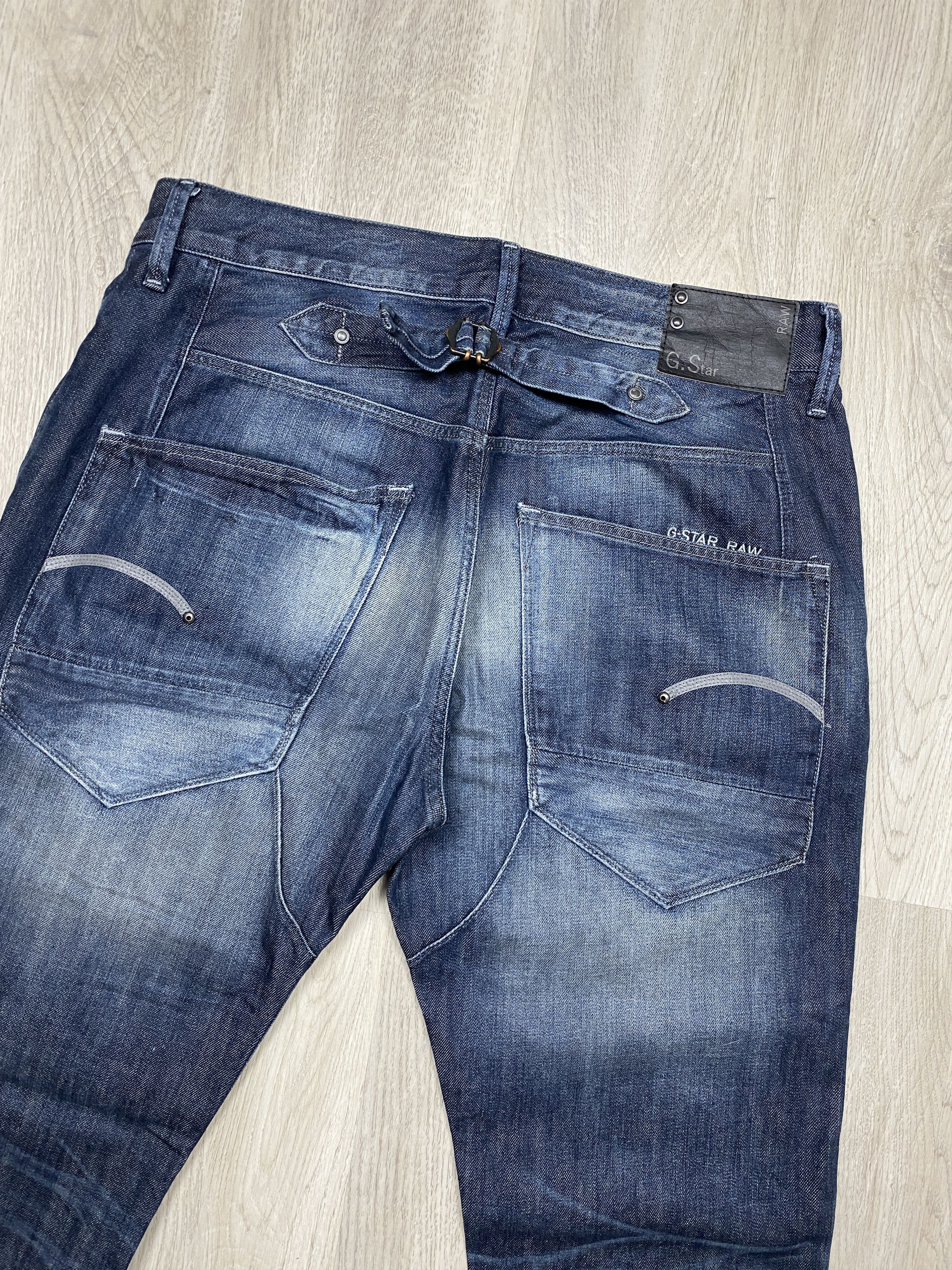 G-Star G Star Raw Vintage Mens Blades Tapered Denim Pants Jeans Size US 34 / EU 50 - 7 Thumbnail