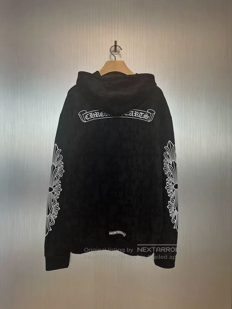 Chrome Hearts CHROME HEARTS Size XL Logo-stamped zip-up hoodie Size US XL / EU 56 / 4 - 2 Thumbnail