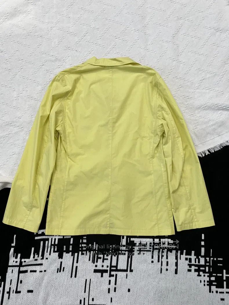 Hermes Hermes Yellow Shirt Jacket Suit Jacket Size 48R - 2 Thumbnail