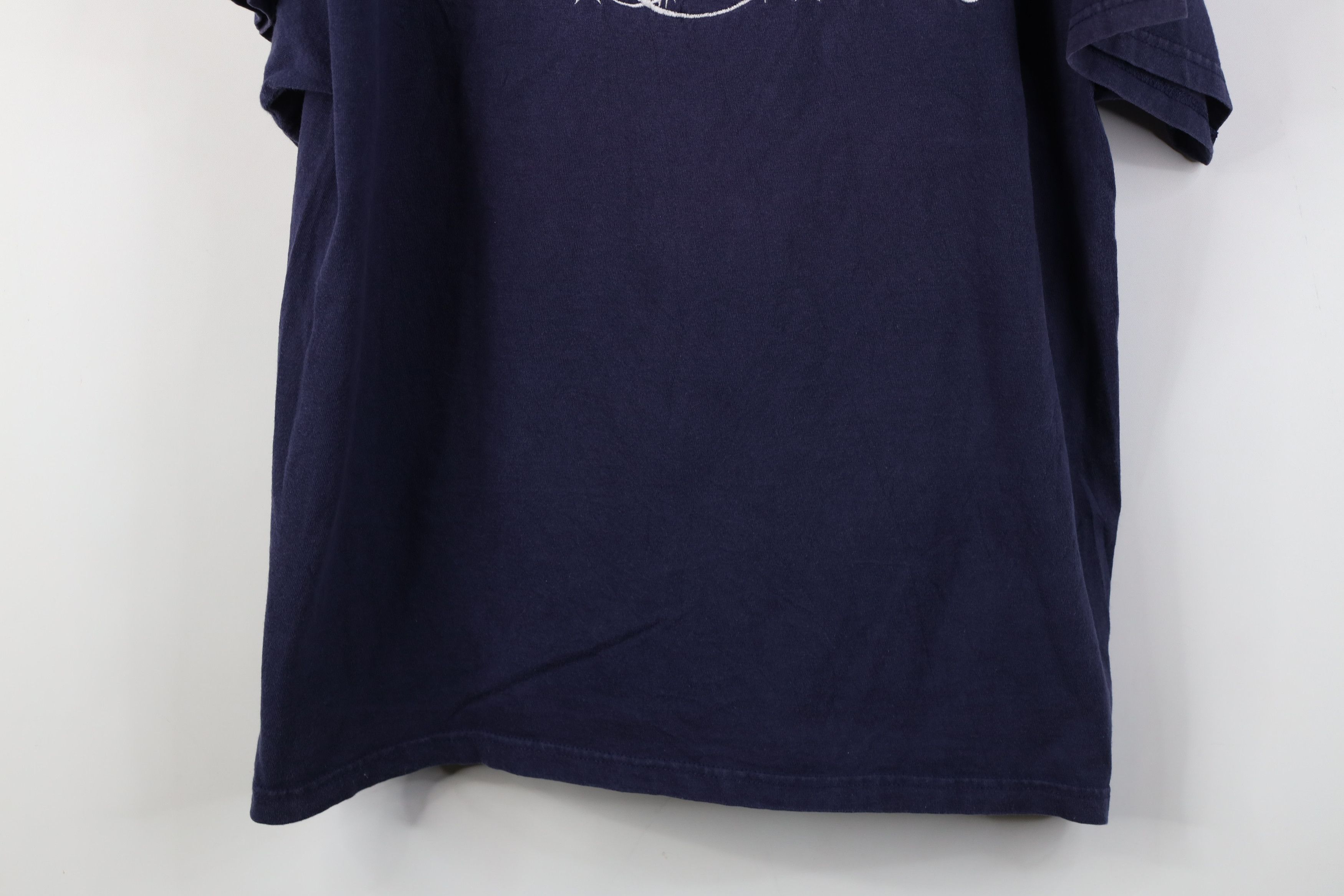 Vintage Vintage 90s New York Yankees Baseball T-Shirt Navy Blue Size US L / EU 52-54 / 3 - 3 Thumbnail