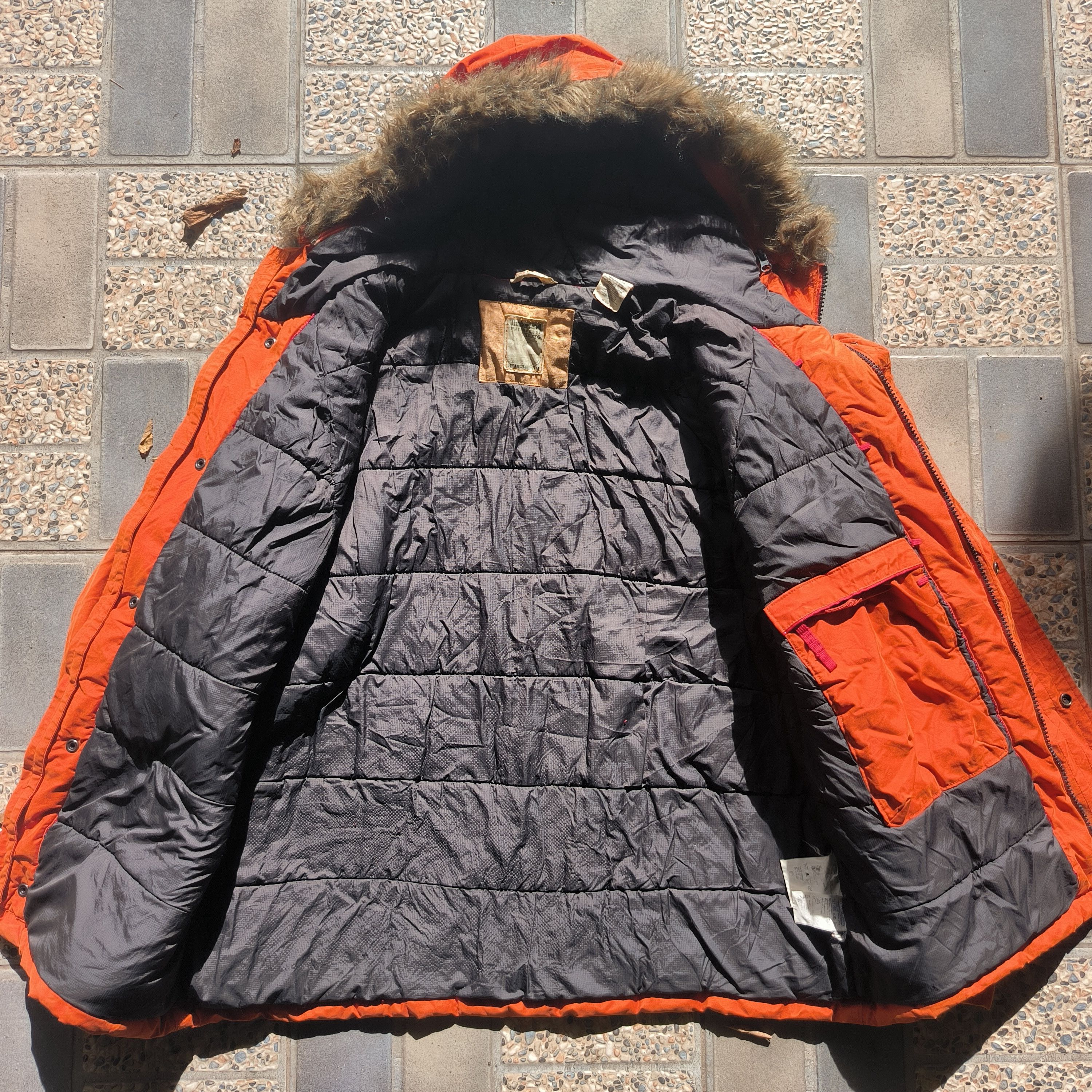 Timberland Vintage 2000s Timberland Fur Bomber Jacket Size US L / EU 52-54 / 3 - 4 Thumbnail