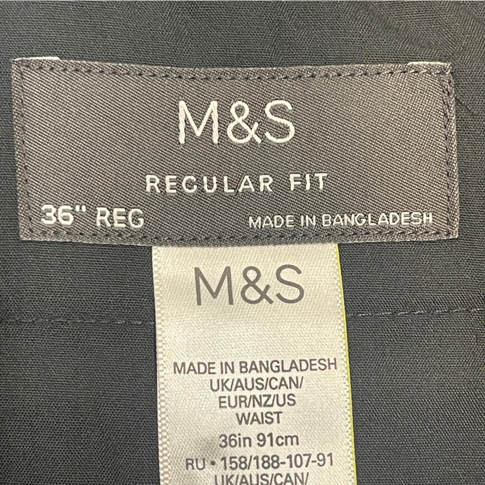 M.E. Sport M&S Classic Black Dress Trousers - NWT Size 44R - 6 Thumbnail