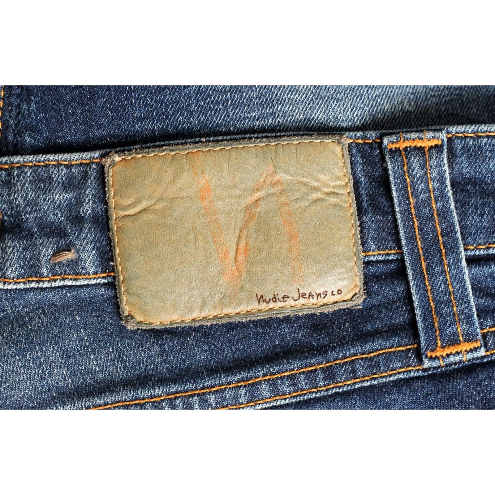 Nudie Jeans NUDIE JEANS SKINNY LIN FLAT LOVE Stretch Jeans Men 30/32 DZ7279 Blue Denim Slim Mid 90s Theme Mens Size US 30 / EU 46 - 3 Thumbnail
