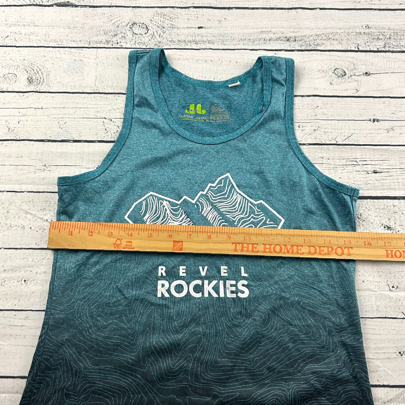 Vintage Revel Rockies 2016 Running Singlet Shirt Women's Medium Green Size M / US 6-8 / IT 42-44 - 5 Thumbnail