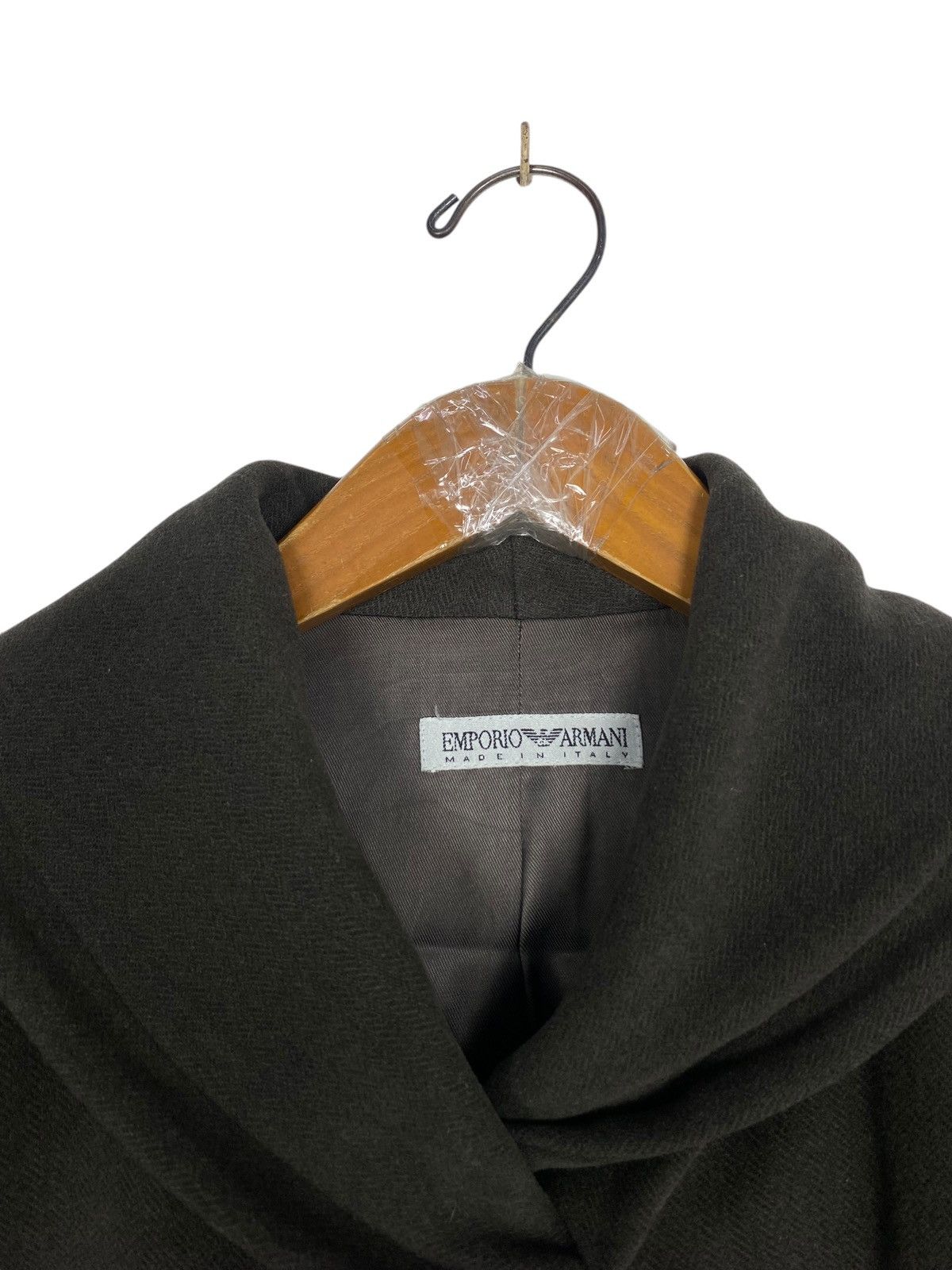 Emporio Armani Rare‼️ Vintage Emporio Armani A Line Wool Coat Made in Italy Size M / US 6-8 / IT 42-44 - 4 Thumbnail