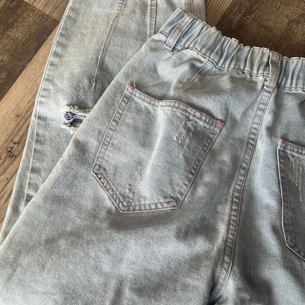 Other rainbow embroidered light blue jeans from japan Size 26" / US 2 / IT 38 - 4 Thumbnail