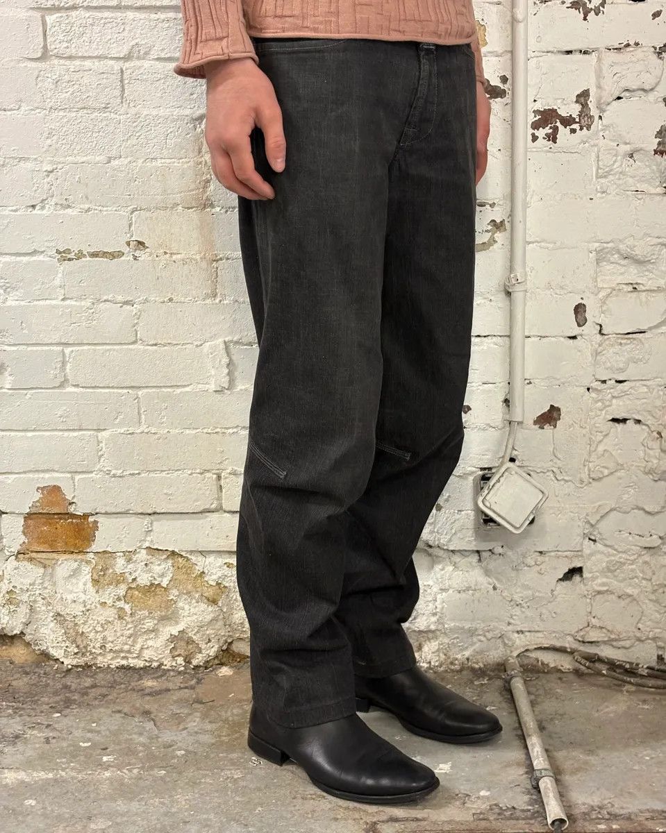 Marithe + Francois Girbaud 2000s Marithé + François Girbaud Grey Structured Jeans Size US 32 / EU 48 - 2 Thumbnail