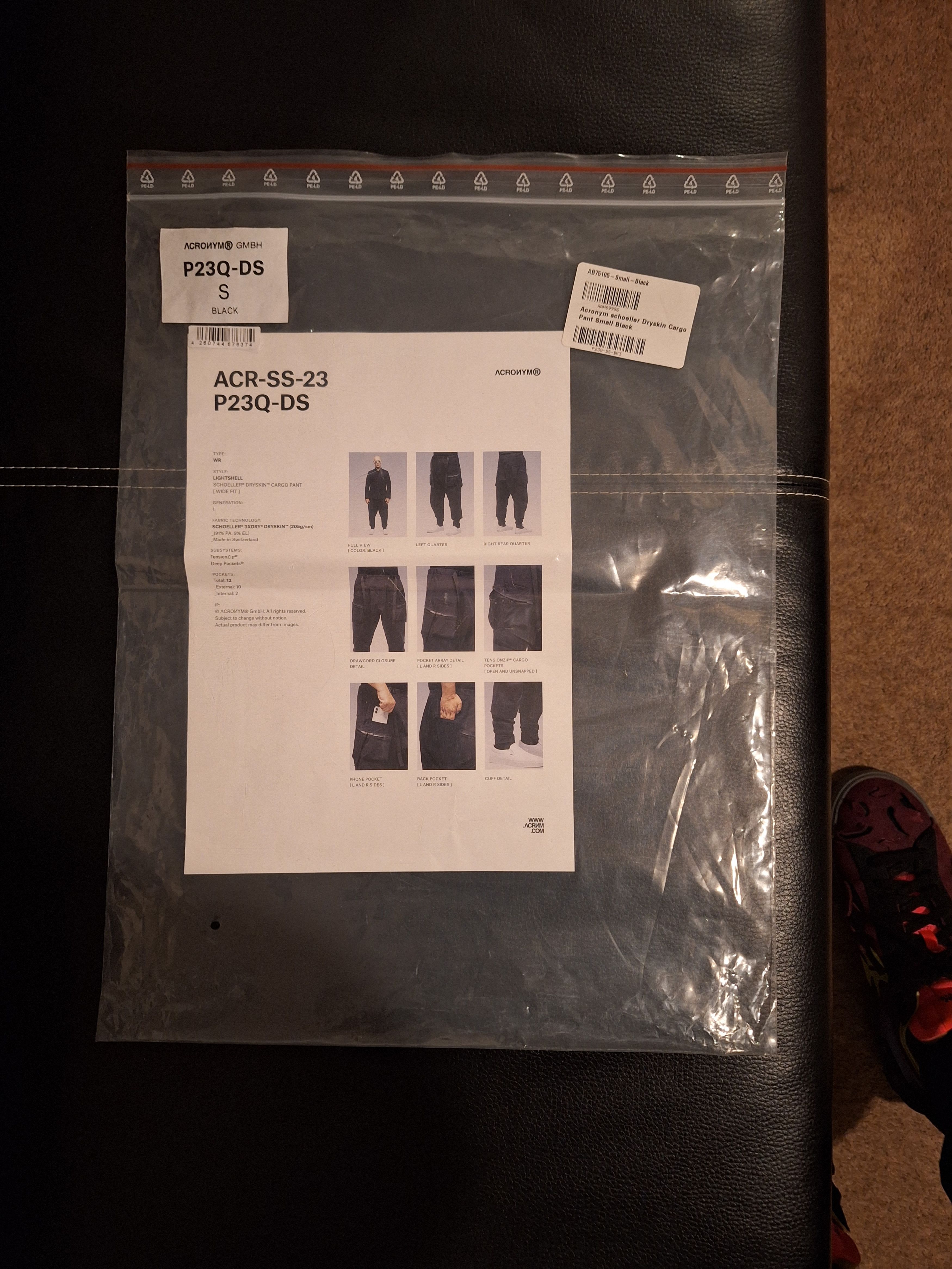 Acronym Acronym P23Q-DS Articulated Cargo Pants Size US 30 / EU 46 - 3 Thumbnail