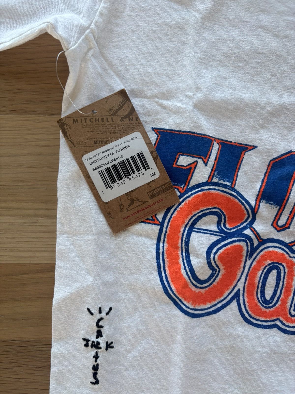 Mitchell & Ness × Travis Scott Travis Scott Michell & Ness Florida Handdrawn Tee Size US S / EU 44-46 / 1 - 4 Thumbnail