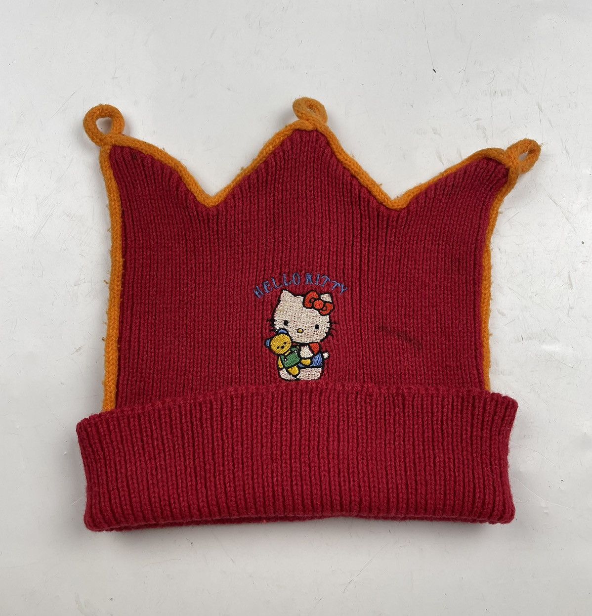 Vintage rare hello kitty beanie hat snow cap tc26 Size ONE SIZE - 3 Thumbnail