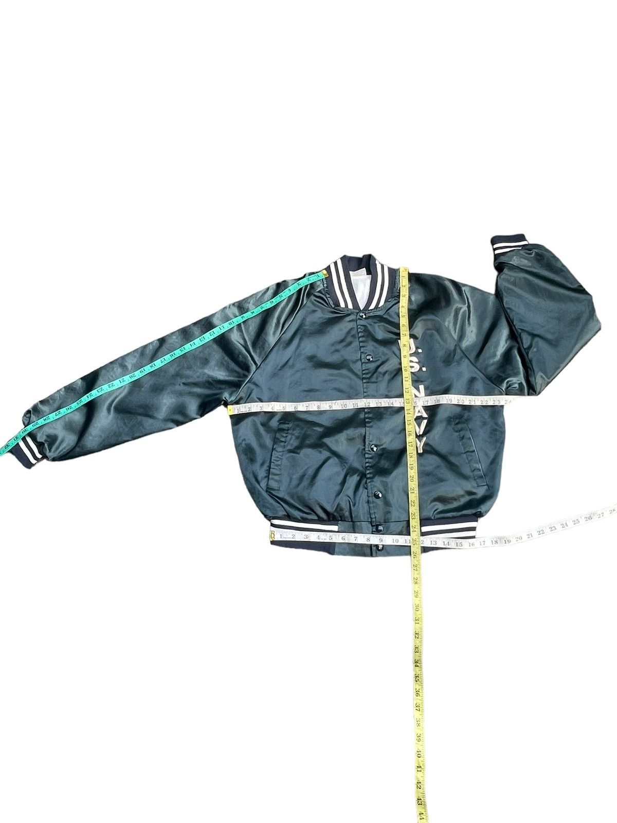 Auburn Sportswear Vintage 80’s Us Navy Sateen Jacket Size US L / EU 52-54 / 3 - 10 Thumbnail