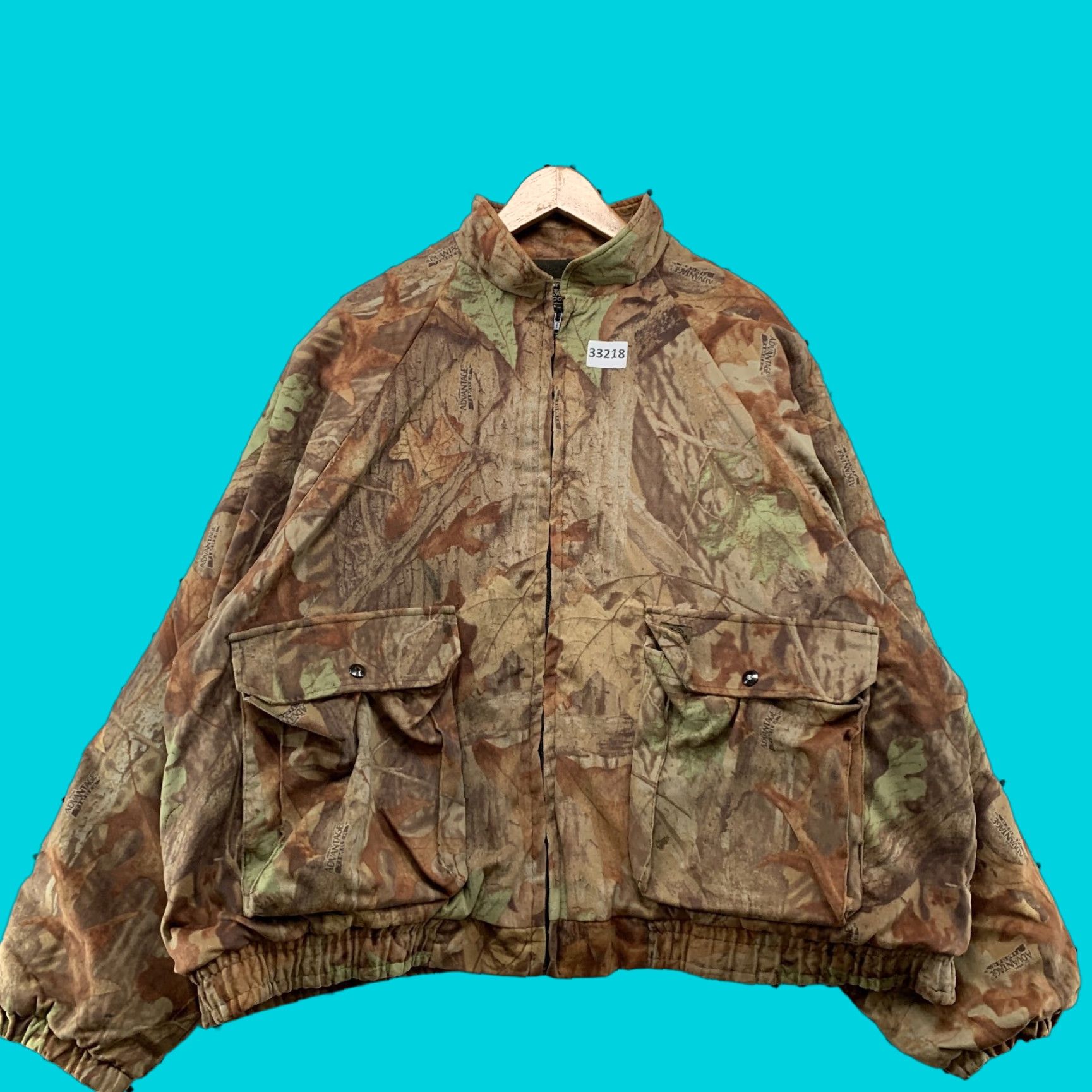 Vintage VINTAGE White Water Outdoors Camouflage Hunting Jacket Mens 2XL White Camo Bomber Jacket 30.5x26.5 Nature Outdoor Mens Size US XXL / EU 58 / 5 - 1 Thumbnail