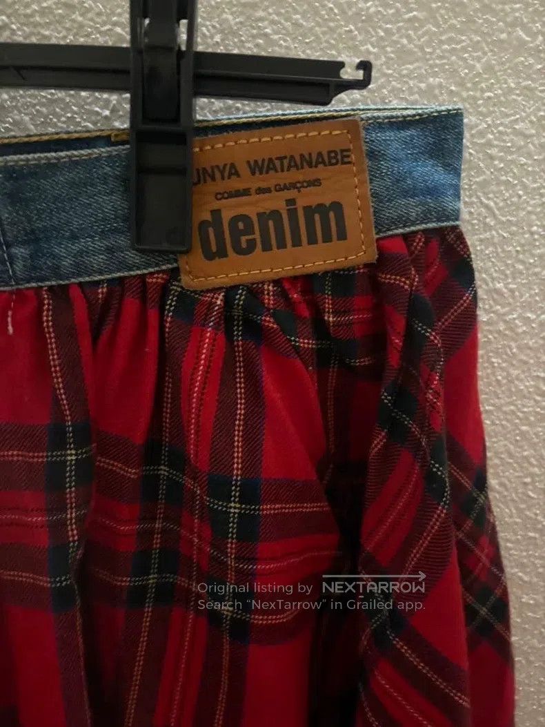 Comme des Garcons Comme des Garcons size S Red Vintage Plaid Patch Skirt Size 25" / US 0 / IT 36 - 4 Thumbnail