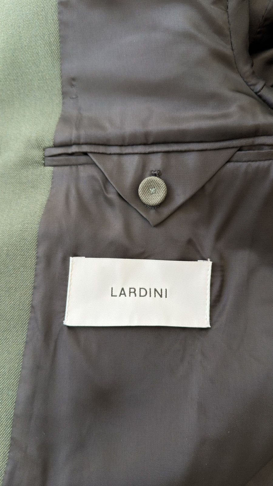 Lardini ‘Monotone’ Dark Green Wool Overcoat Size US M / EU 48-50 / 2 - 15 Thumbnail