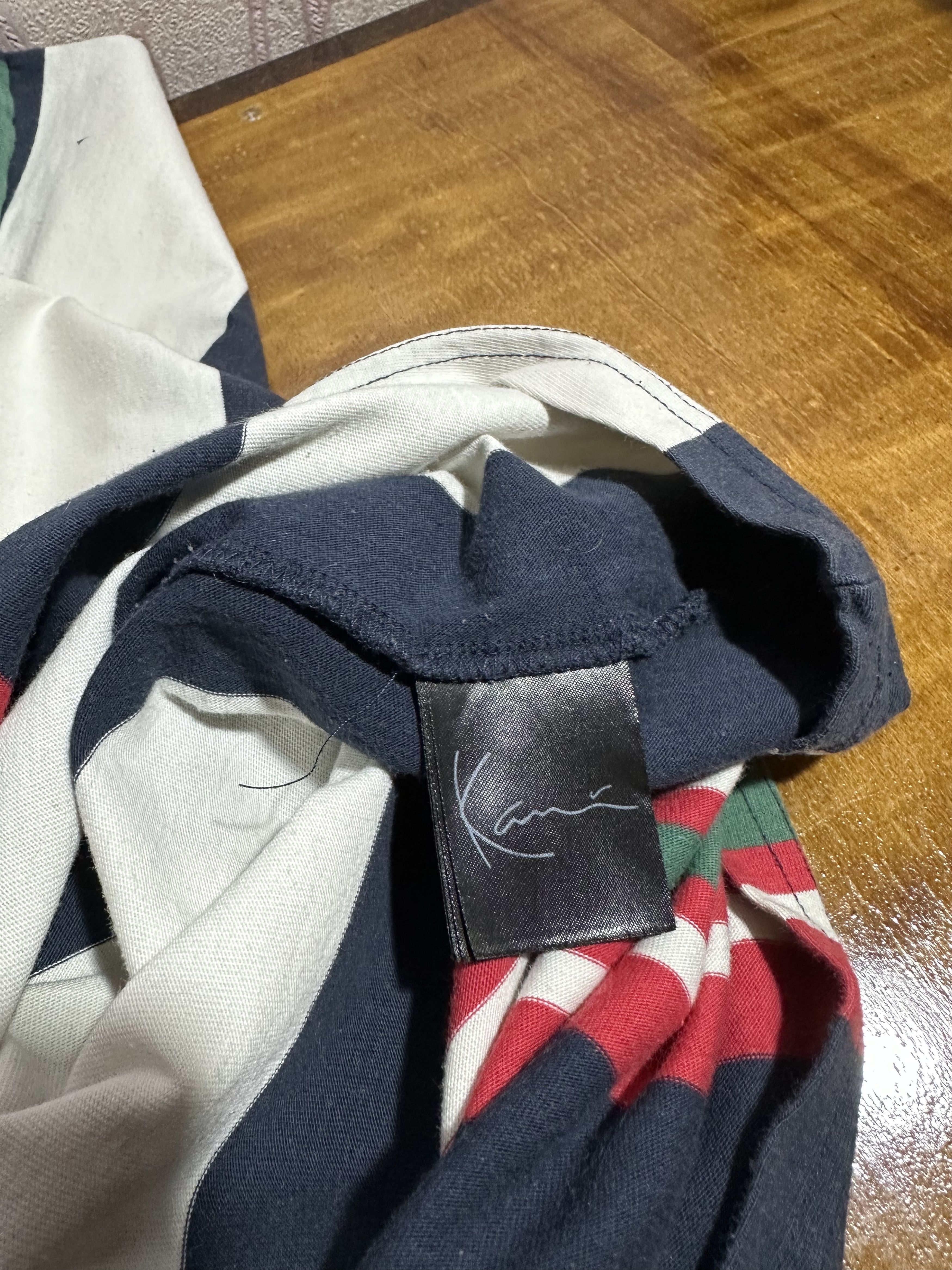 Karl Kani × Vintage Karl Kani Men’s Vertical Stripe VTG Style Shirt Tupac Size US L / EU 52-54 / 3 - 5 Thumbnail