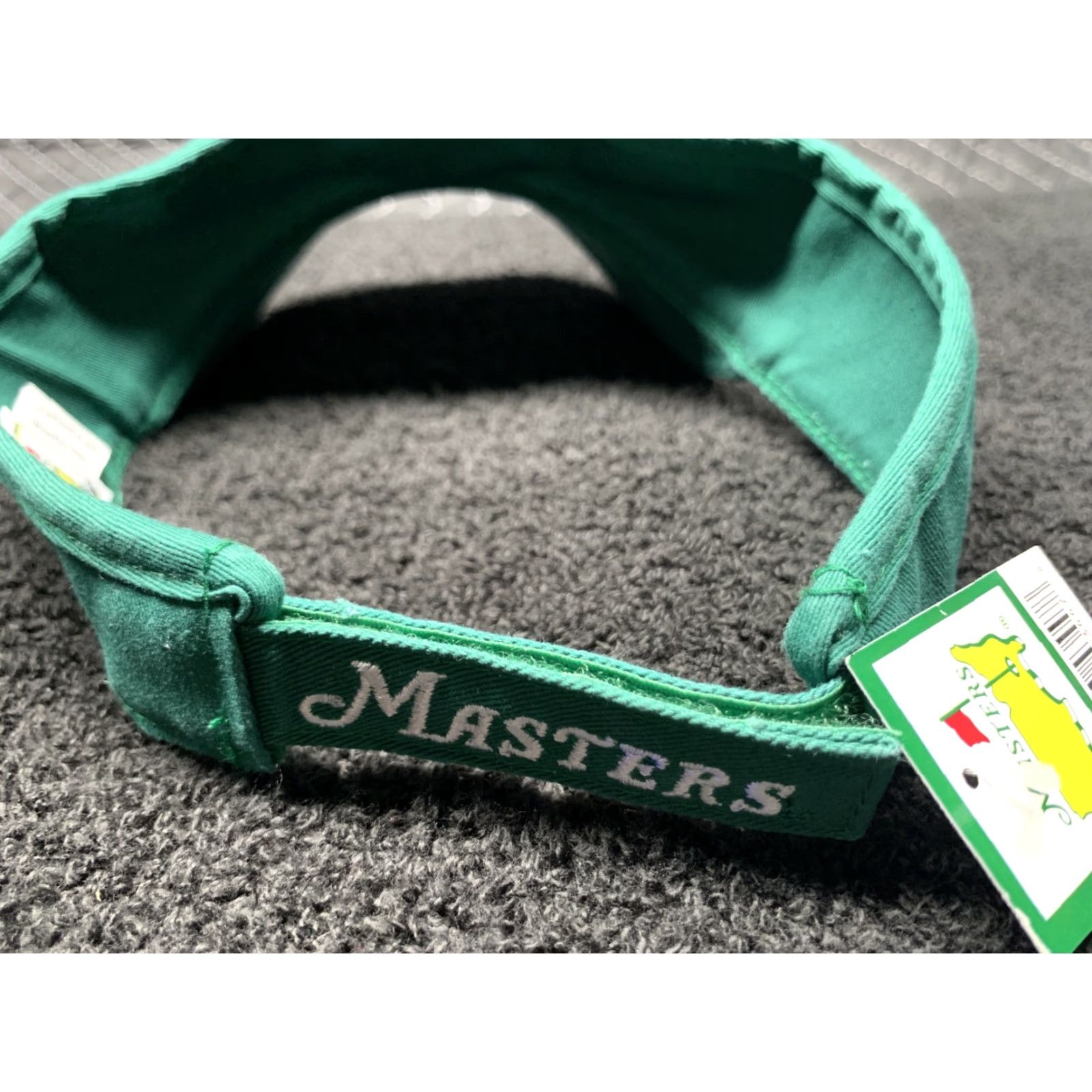 American Needle VINTAGE American Needle Masters Tournament Green Visor Hat Adjustable Unisex Adult Size ONE SIZE - 8 Thumbnail