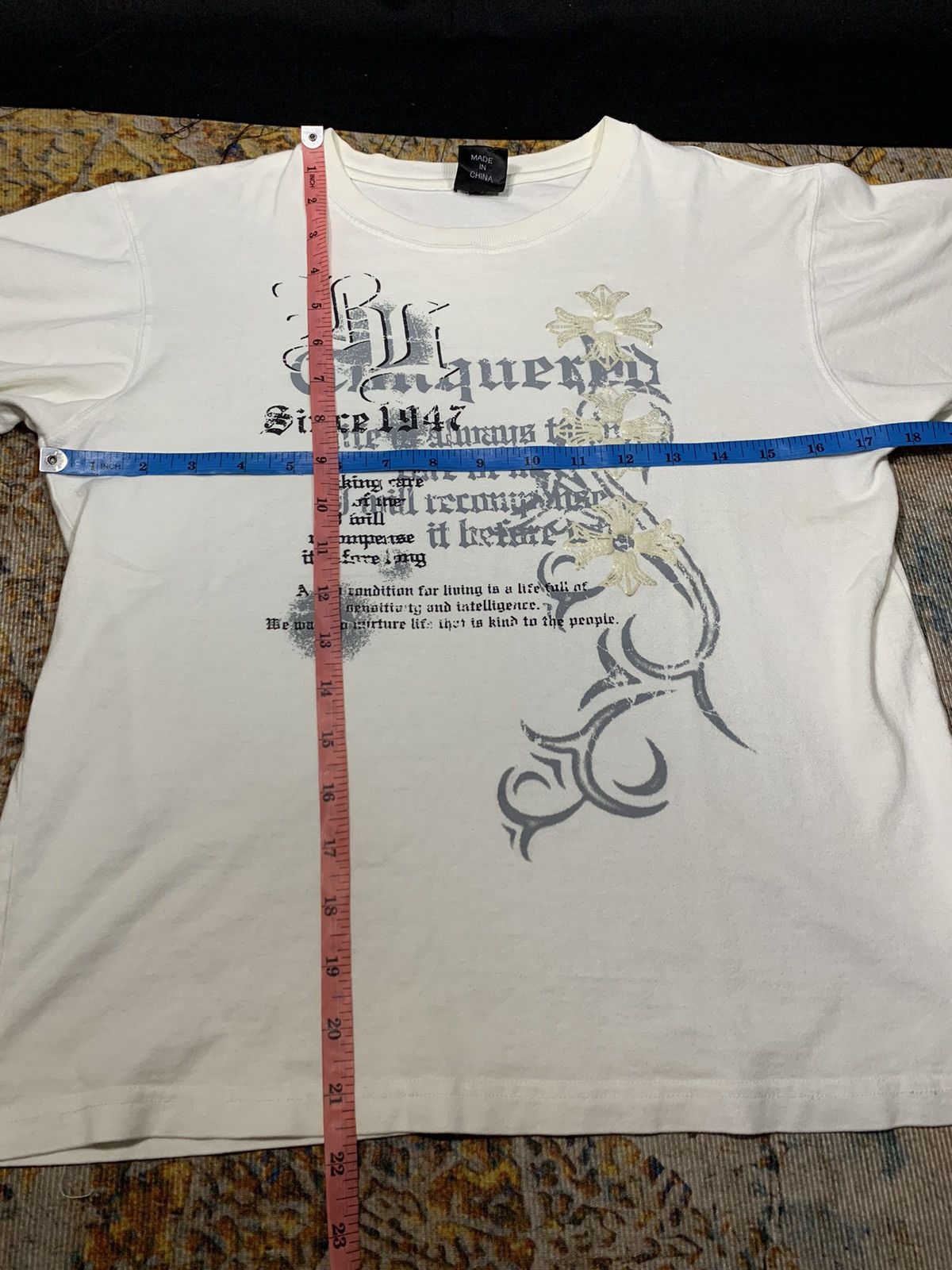 Hysteric Glamour × If Six Was Nine × Japanese Brand Japanese Cross Poem Tribal Y2k Size US S / EU 44-46 / 1 - 5 Thumbnail