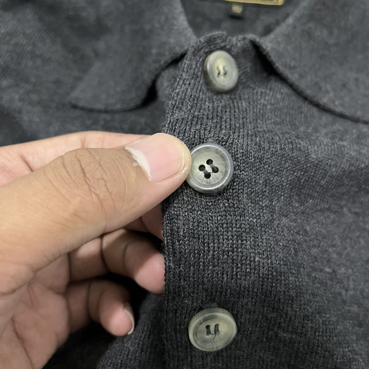 Fendi 2000's Fendi Wool Shirt Collar Polo Knit Luxury Size US L / EU 52-54 / 3 - 5 Thumbnail