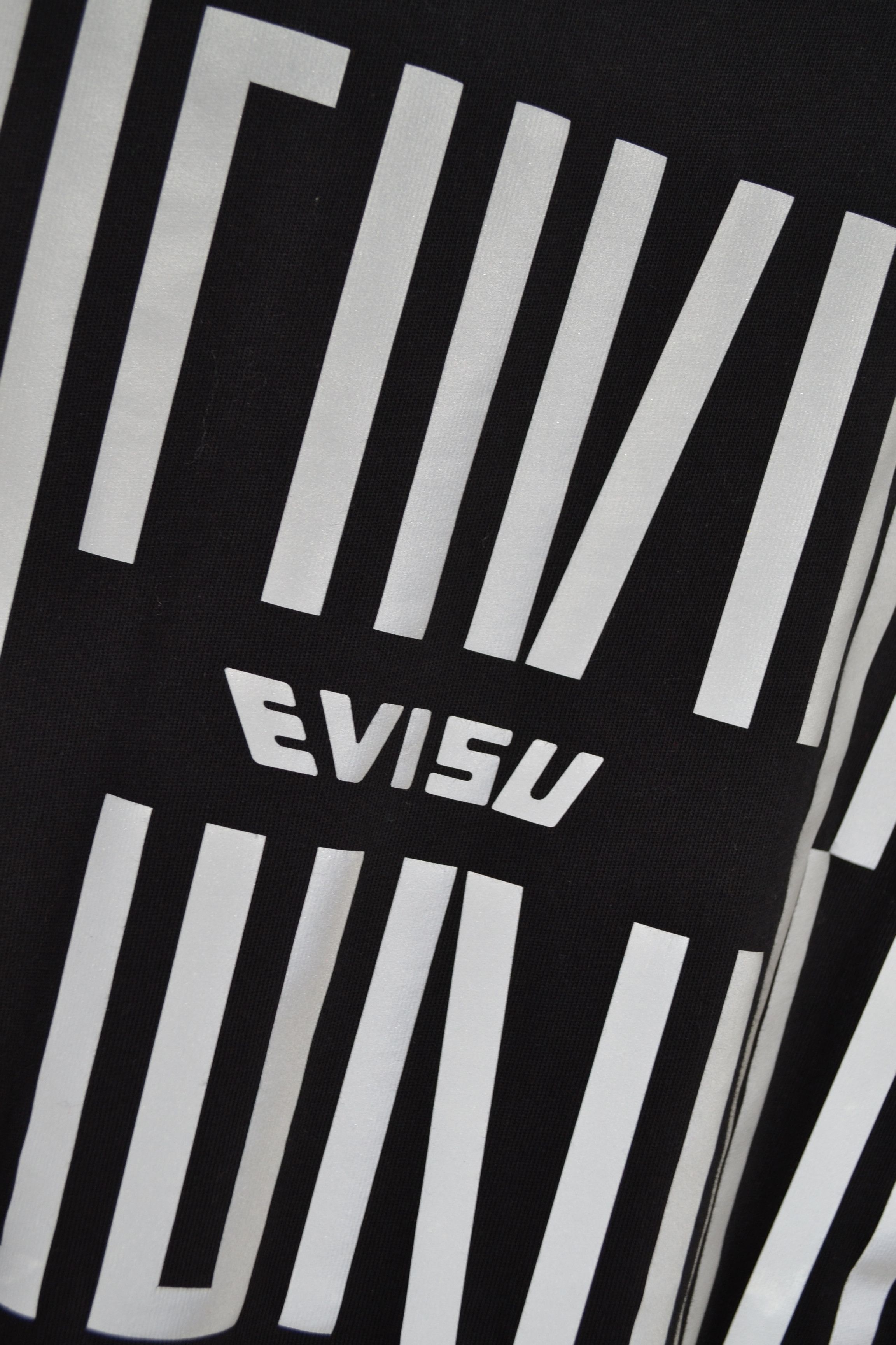 Evisu Evisu Evisukuro 3M Reflective Print T-shirt M Black Size US M / EU 48-50 / 2 - 3 Thumbnail