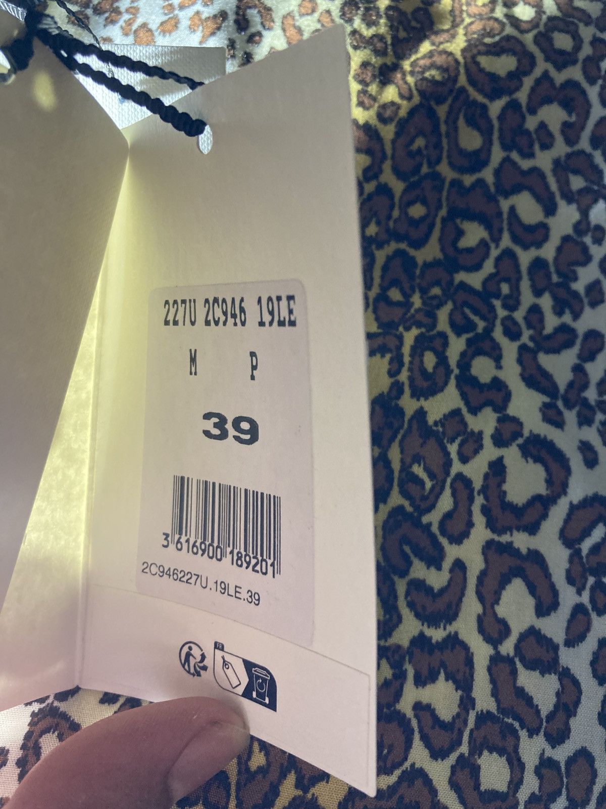 Celine × Hedi Slimane New SS23 Celine Leopard Gradient Camp Collar Shirt 39 2023 Size US M / EU 48-50 / 2 - 5 Thumbnail