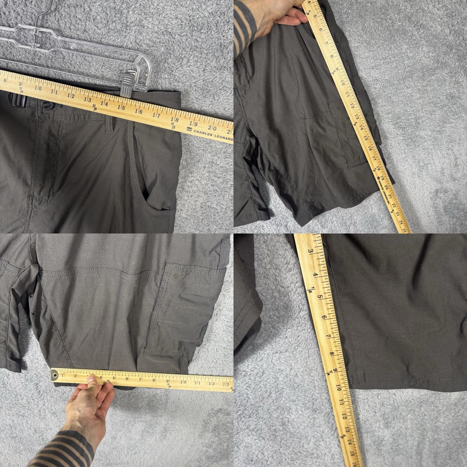 Prana Prana Stretch Zion II Shorts Mens 36x10 Hiking Climbing Outdoors Belted Gorpcore Size US 36 / EU 52 - 8 Thumbnail