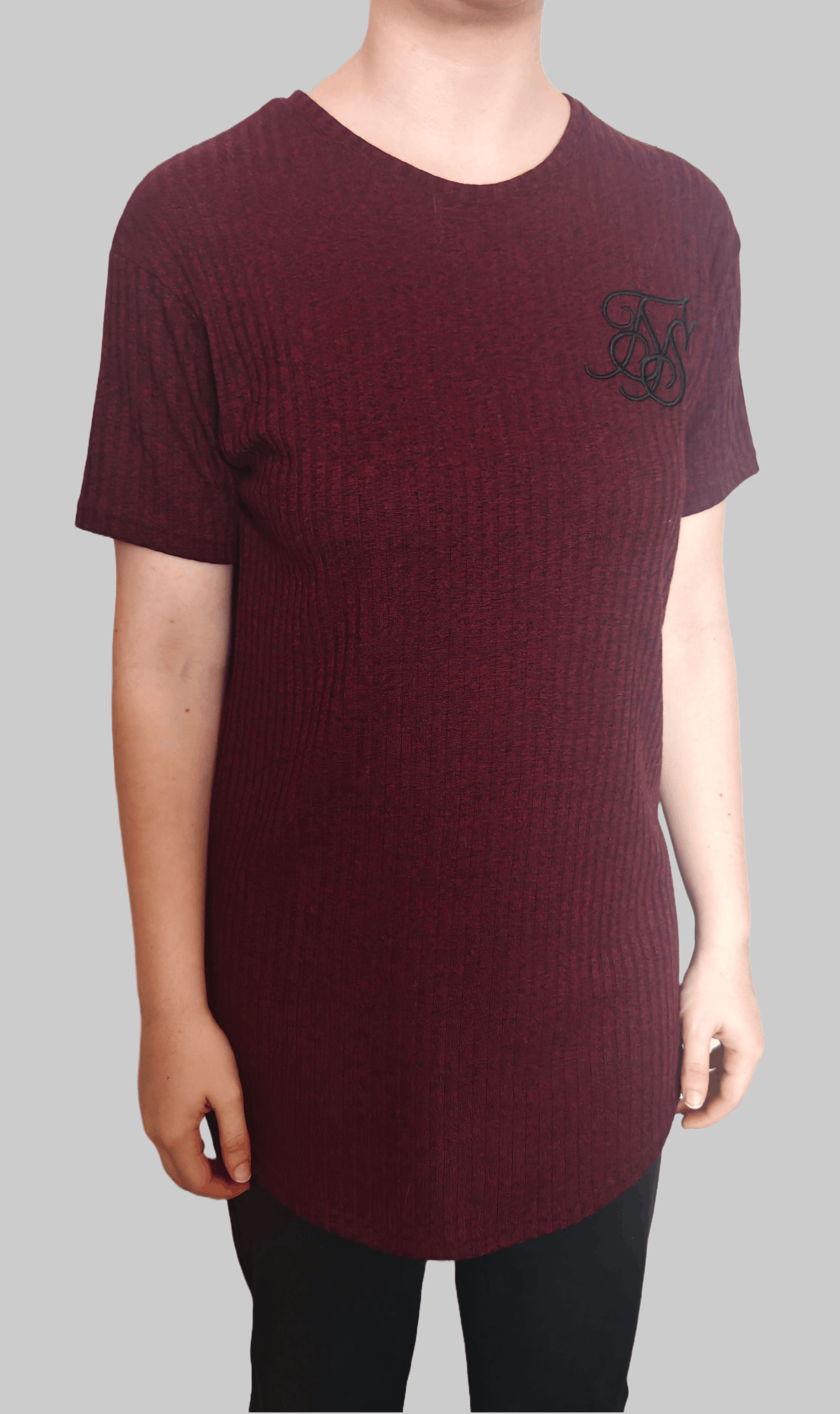 SikSilk SilkSilk Follow The Movement Burgundy Marl Tee sz S Size US S / EU 44-46 / 1 - 1 Thumbnail