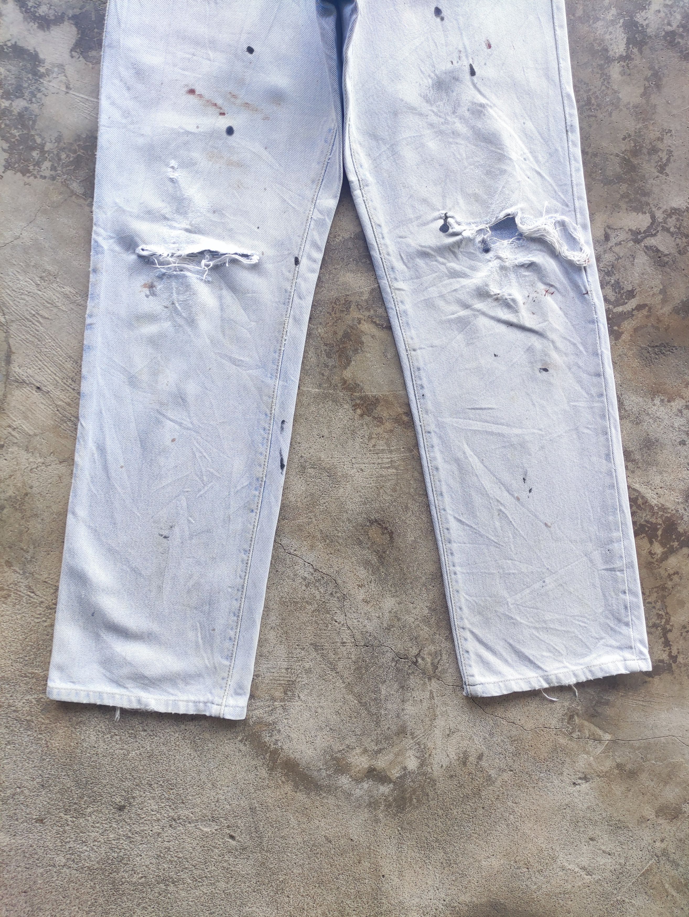 Edwin Vintage Edwin Distress Faded Jean Pant Size US 30 / EU 46 - 4 Thumbnail