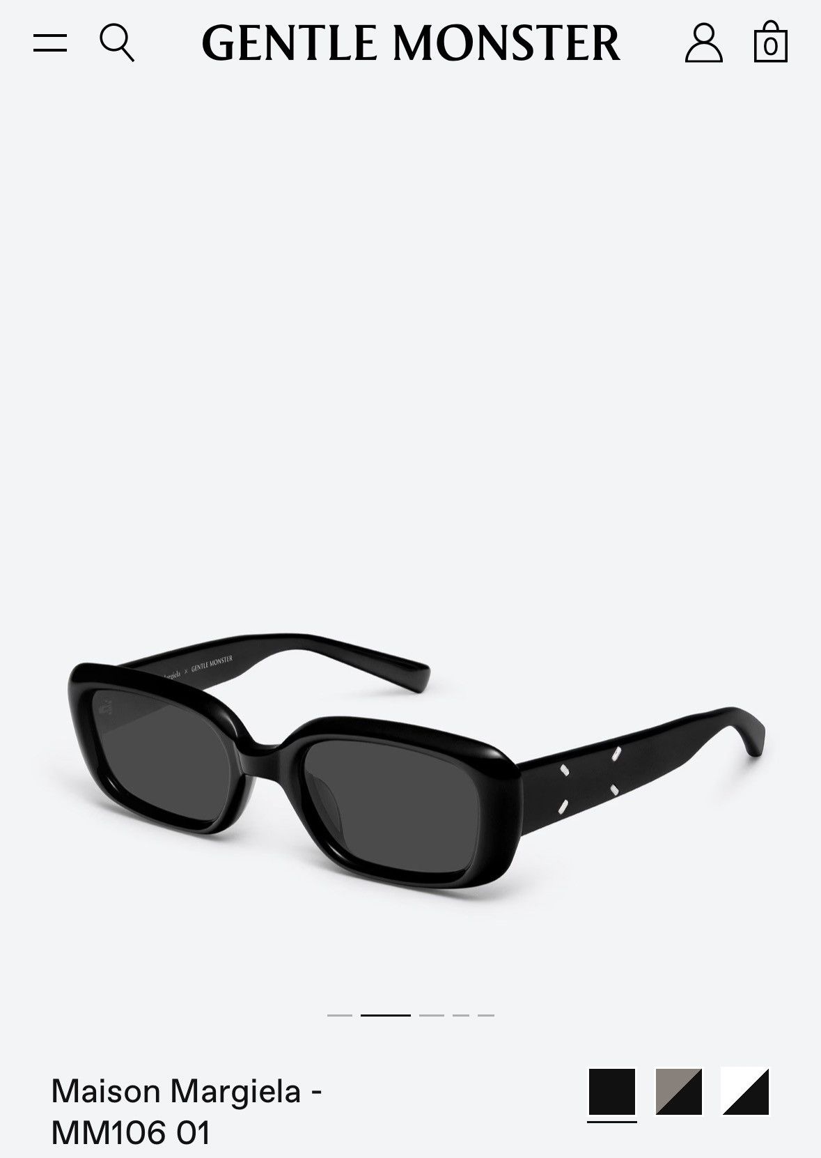 Gentle Monster × Maison Margiela Gentle Monster x Maison Margiela Sunglasses MM106 Size ONE SIZE - 8 Thumbnail