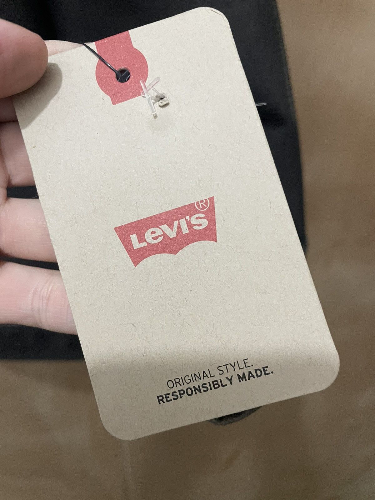 Levi's × Vintage Levis men’s leather jacket size XL brand new Size US XL / EU 56 / 4 - 7 Thumbnail