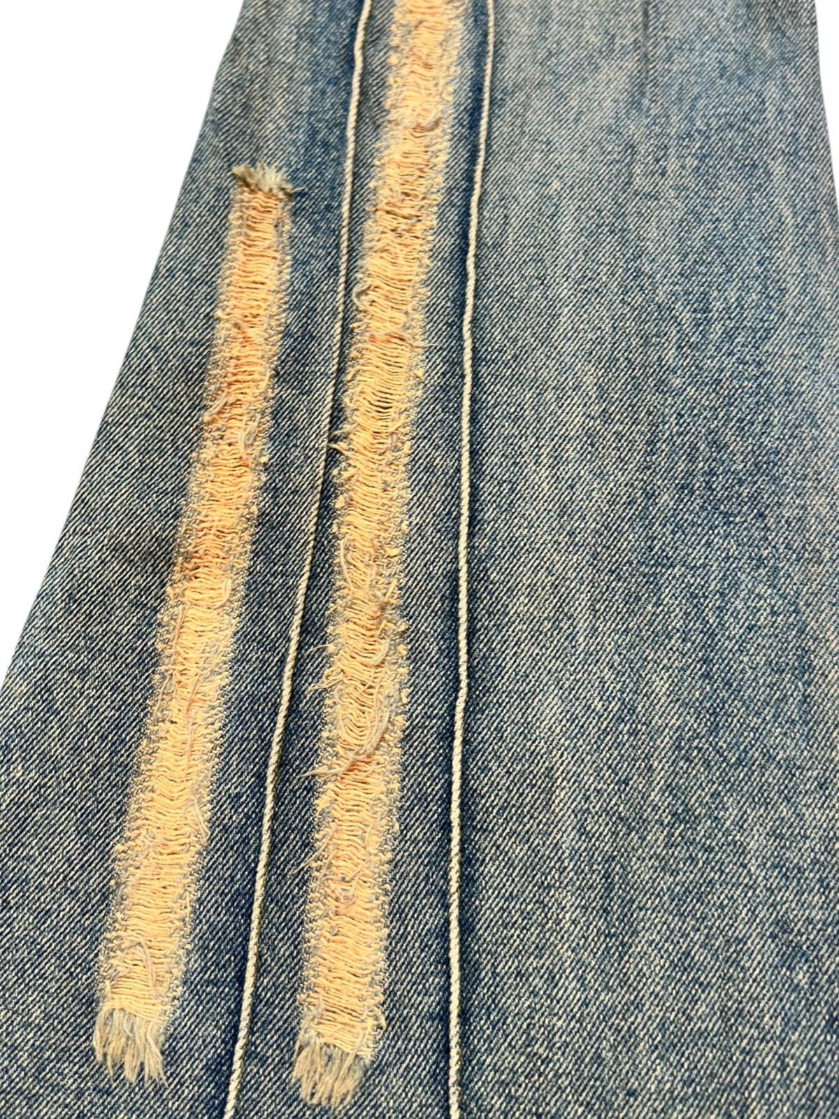 Who Decides War Vintage Japanese Brand Flare Mudwash Distressed Denim Size US 28 / EU 44 - 7 Thumbnail