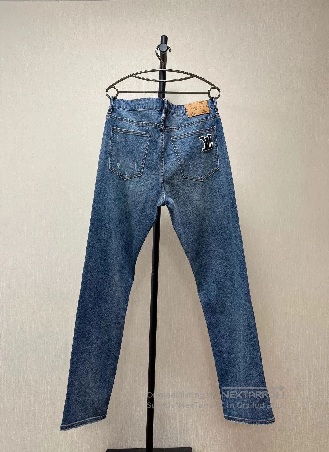 Louis Vuitton Louis Vuitton Blue Jeans. Size 35" - 2 Thumbnail