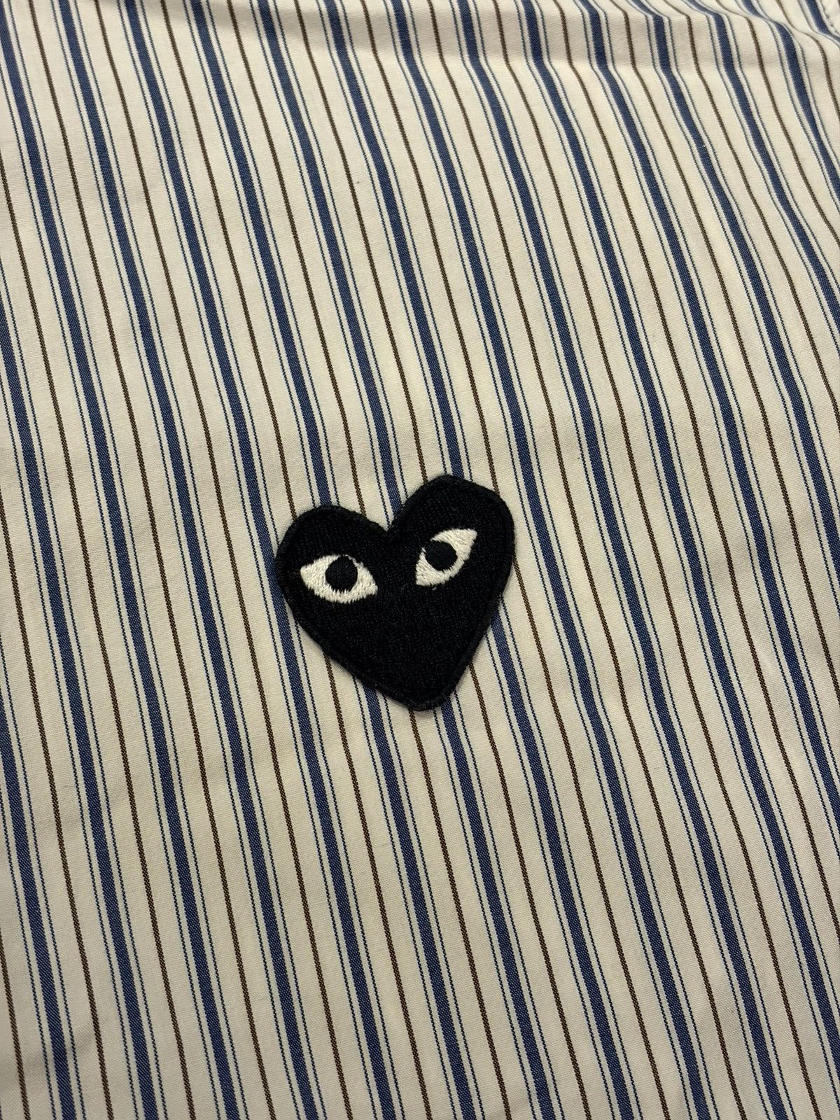 Comme des Garcons PLAY CDG PLAY black logo full sleeve shirt Size US M / EU 48-50 / 2 - 2 Thumbnail