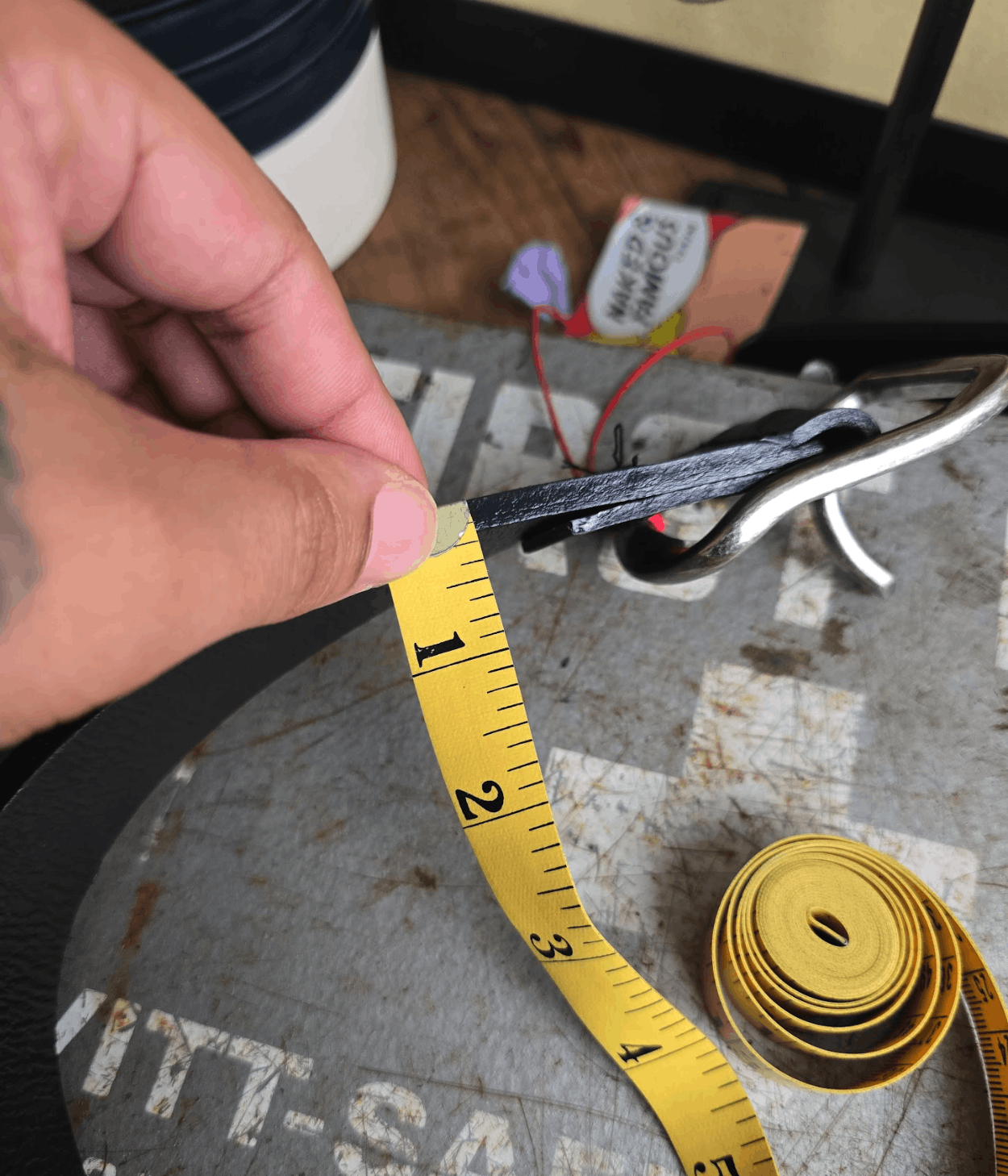 Naked & Famous Thick Belt - 7mm Bovine Leather Size 30 - 11 Thumbnail