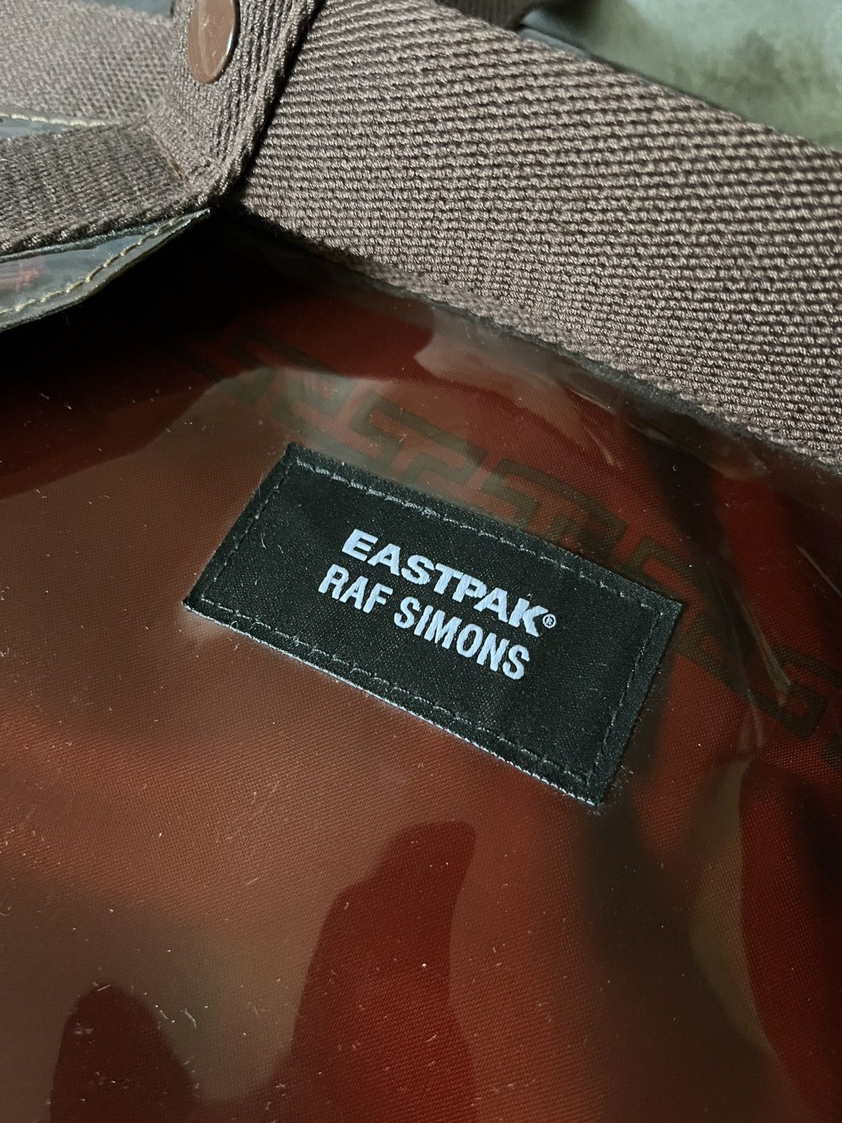Eastpak × Raf Simons Raf Simons Eastpak Volume Topload Backpack PVC Transparent Size ONE SIZE - 18 Thumbnail