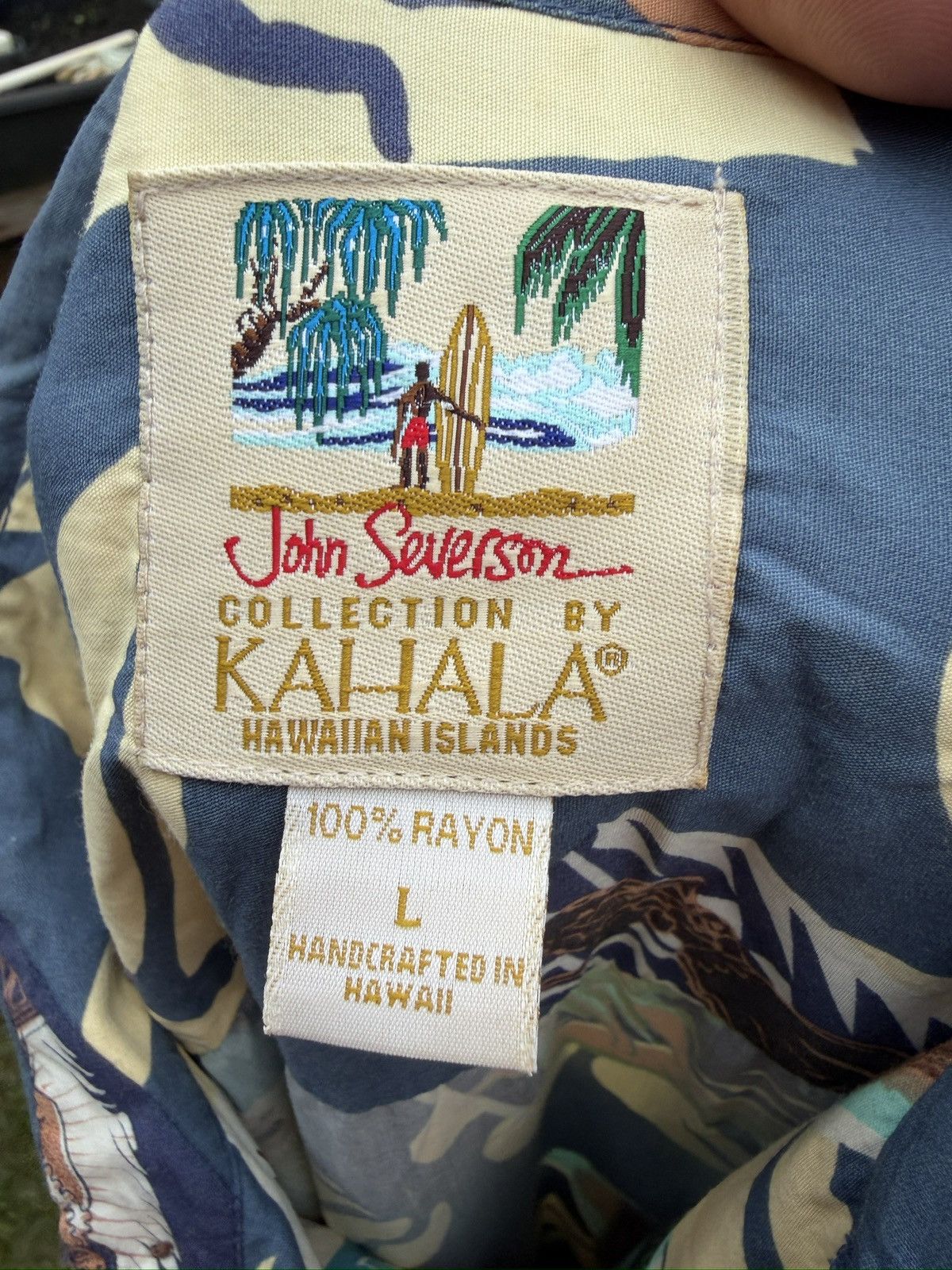 Kahala PreOwned Kahala Hawaiian Shirt Multicolored Men’s L Rayon Size US L / EU 52-54 / 3 - 4 Thumbnail