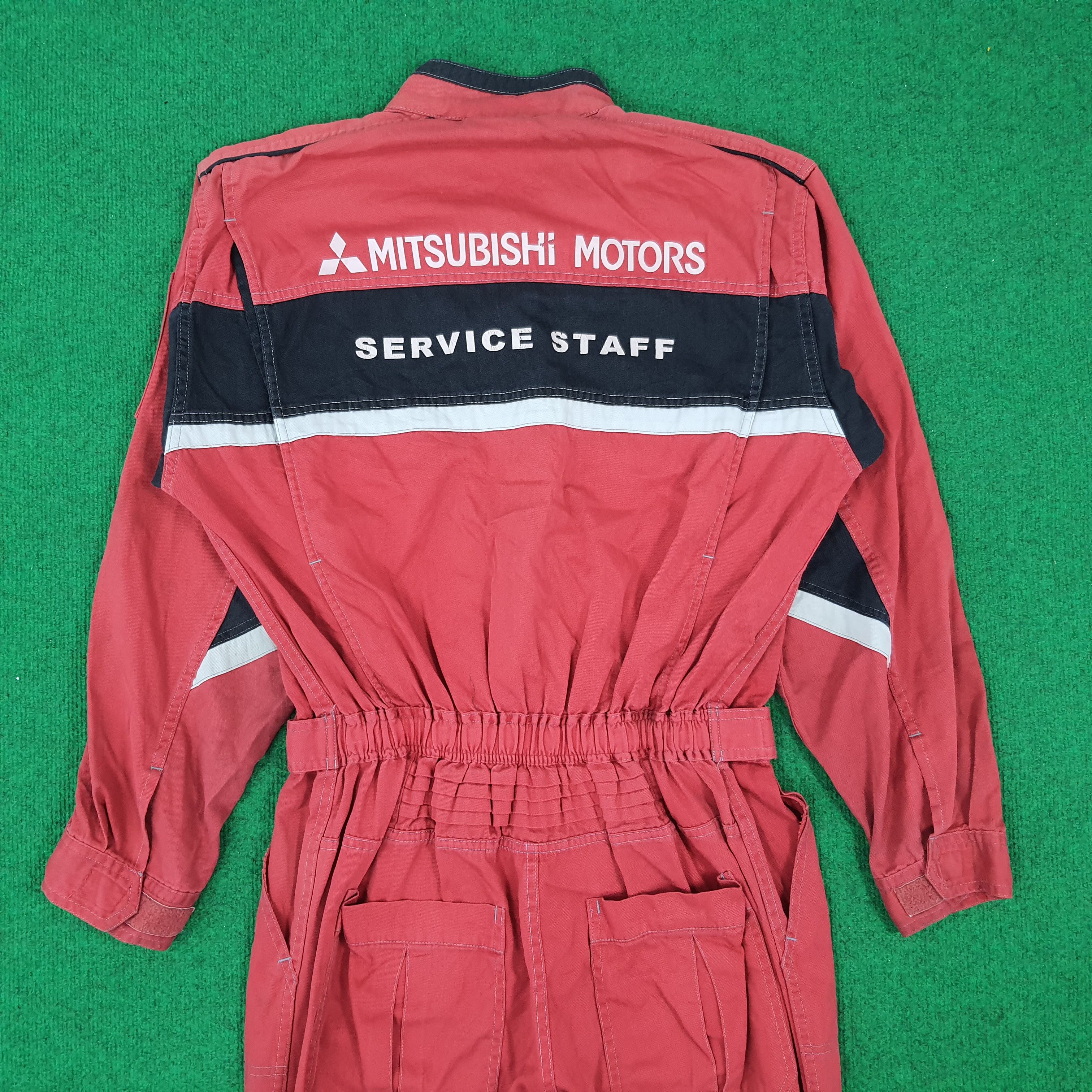 Japanese Brand × Vintage Vintage Ralli Art Mitsubishi Motor Japan Workwear Coverall Size US M / EU 48-50 / 2 - 1 Thumbnail