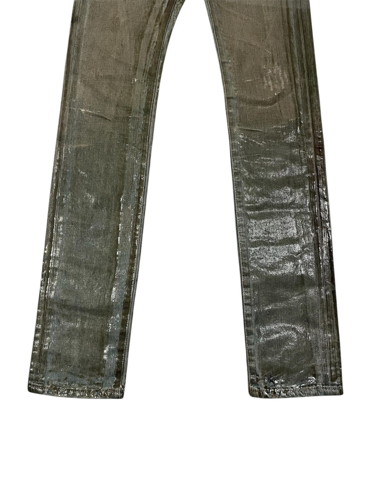 Dior × Hedi Slimane Dior Homme SS04 Bleu Claire Waxed Ice Denim Size US 28 / EU 44 - 3 Thumbnail