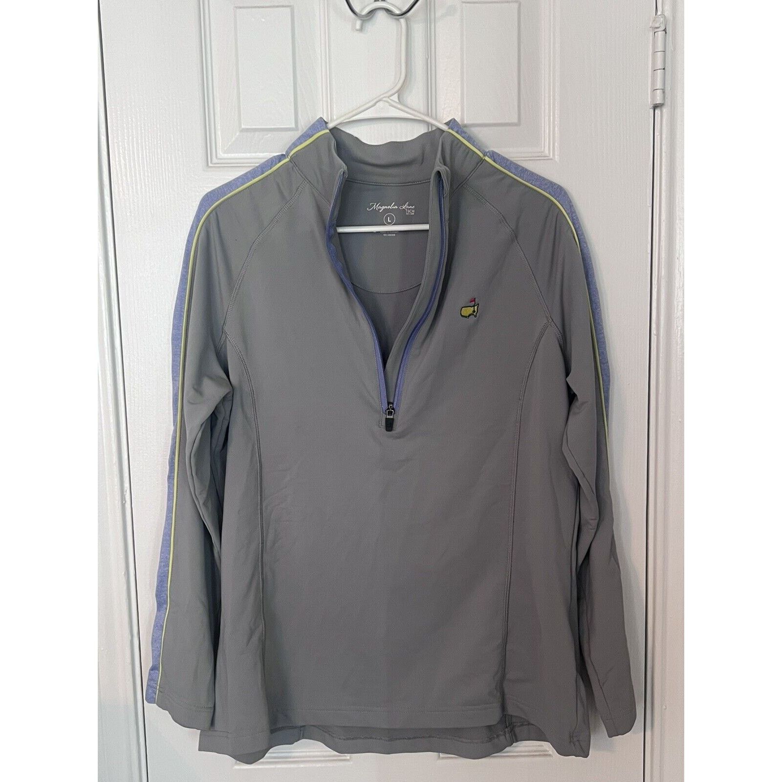 Peter Millar Magnolia Lane Master's Lavender 1/4-Zip Performance Jacket Size L / US 10 / IT 46 - 2 Thumbnail