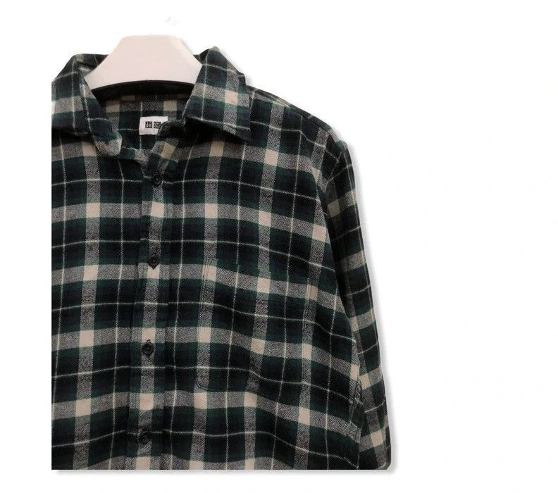 Japanese Brand Japanese Brand Uniqlo Plaid Tartan Flannel Shirt 👕 | Grailed