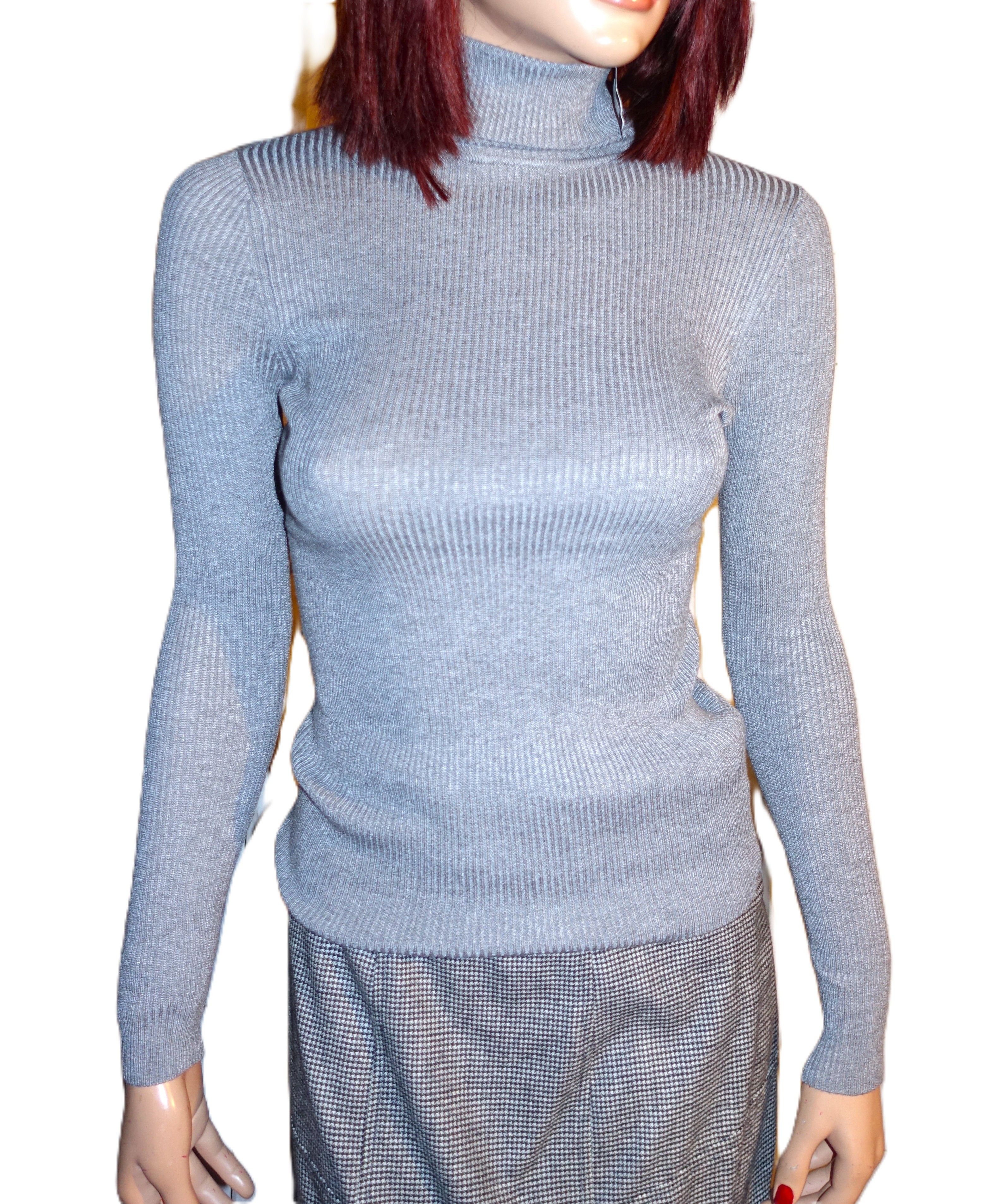 Other Ambiance Apparel Gray Turtle Neck Sweater M NWT Size M / US 6-8 / IT 42-44 - 1 Thumbnail
