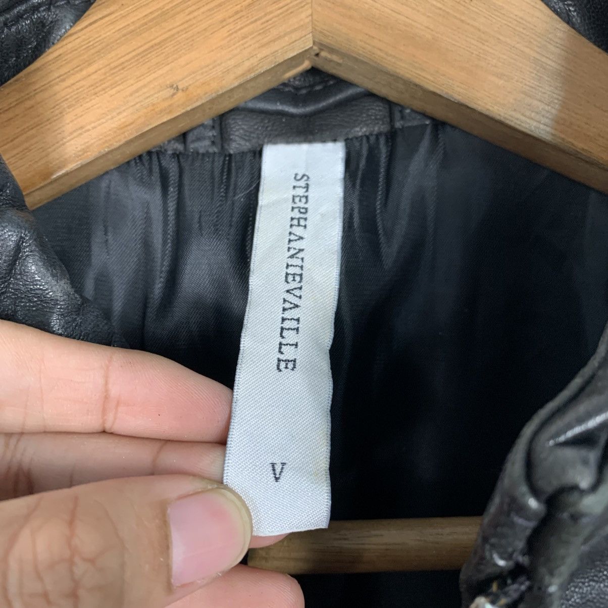 Japanese Brand Stephanie Vaille Women Biker Leather Jacket Size S / US 4 / IT 40 - 13 Thumbnail