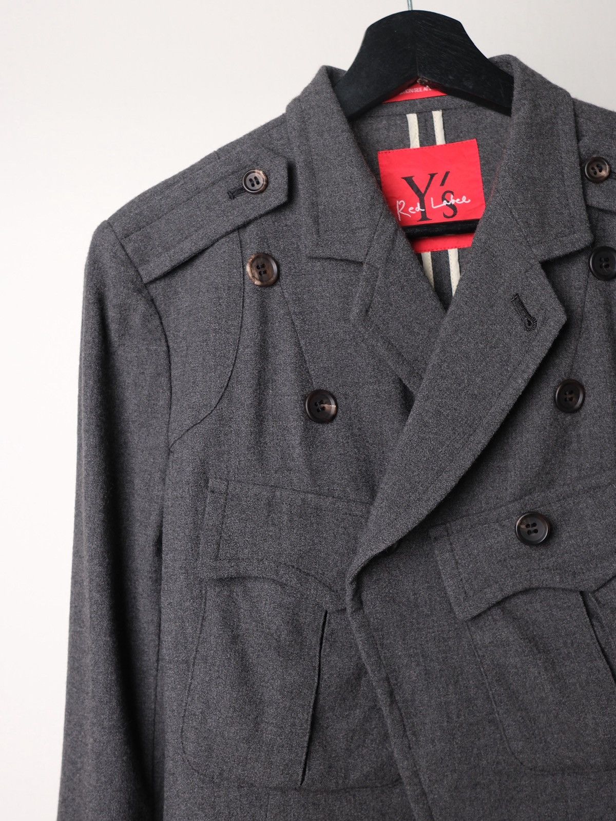 Yohji Yamamoto Y's Red Label By Yohji Yamamoto Military-inspire Blazer Size M / US 6-8 / IT 42-44 - 5 Thumbnail