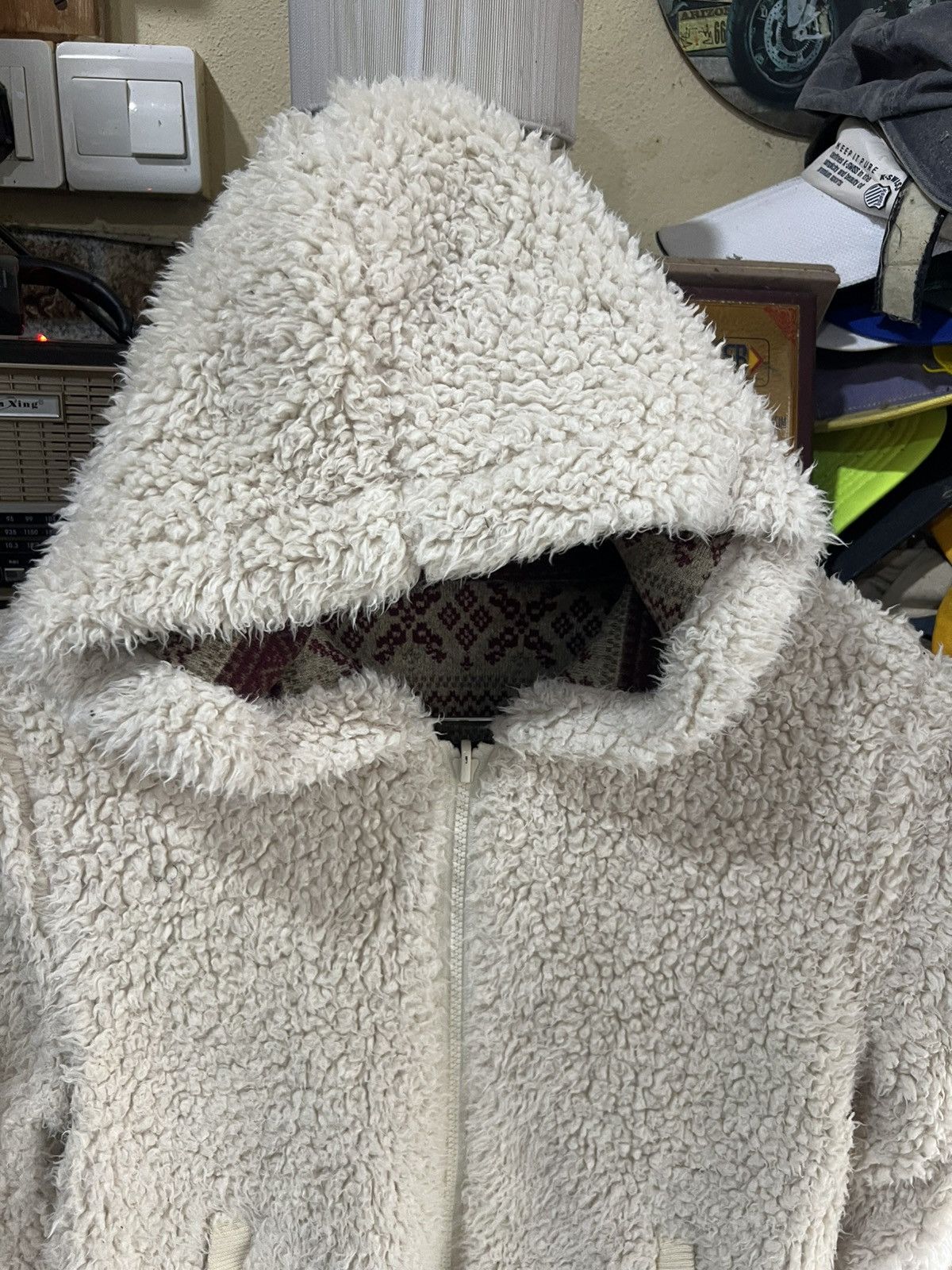 Japanese Brand 🔥Rare Back Number Native Reversible Sherpa Jacket Size S / US 4 / IT 40 - 5 Thumbnail
