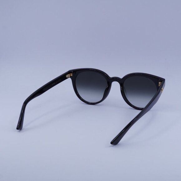 Gucci Gucci GG0638SK 001 Sunglasses Black Round Frame, Grey Lenses Size ONE SIZE - 4 Thumbnail
