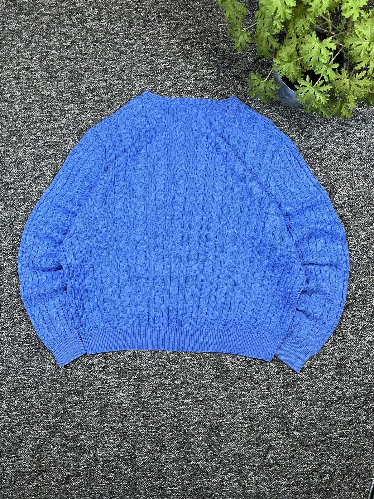 Polo Ralph Lauren knit sweater blue oldmoney
