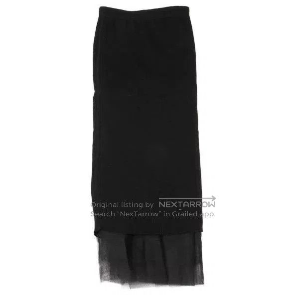 Junya Watanabe black vintage sheer design skirt. Size US 26 / EU 42 - 2 Thumbnail