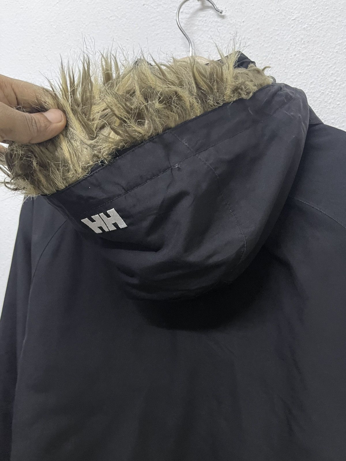 Helly Hansen 2000s HELLY HANSEN REINE PARKA FUR HOODIE Size US S / EU 44-46 / 1 - 12 Thumbnail