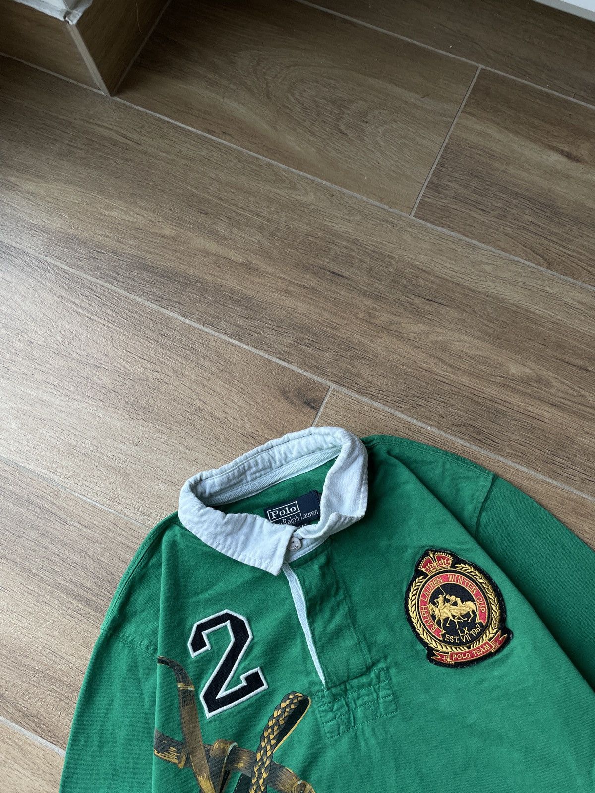 Polo Ralph Lauren Vintage Polo Ralph Lauren Rugby Shirt Avant Garde Japanese Size US L / EU 52-54 / 3 - 5 Thumbnail
