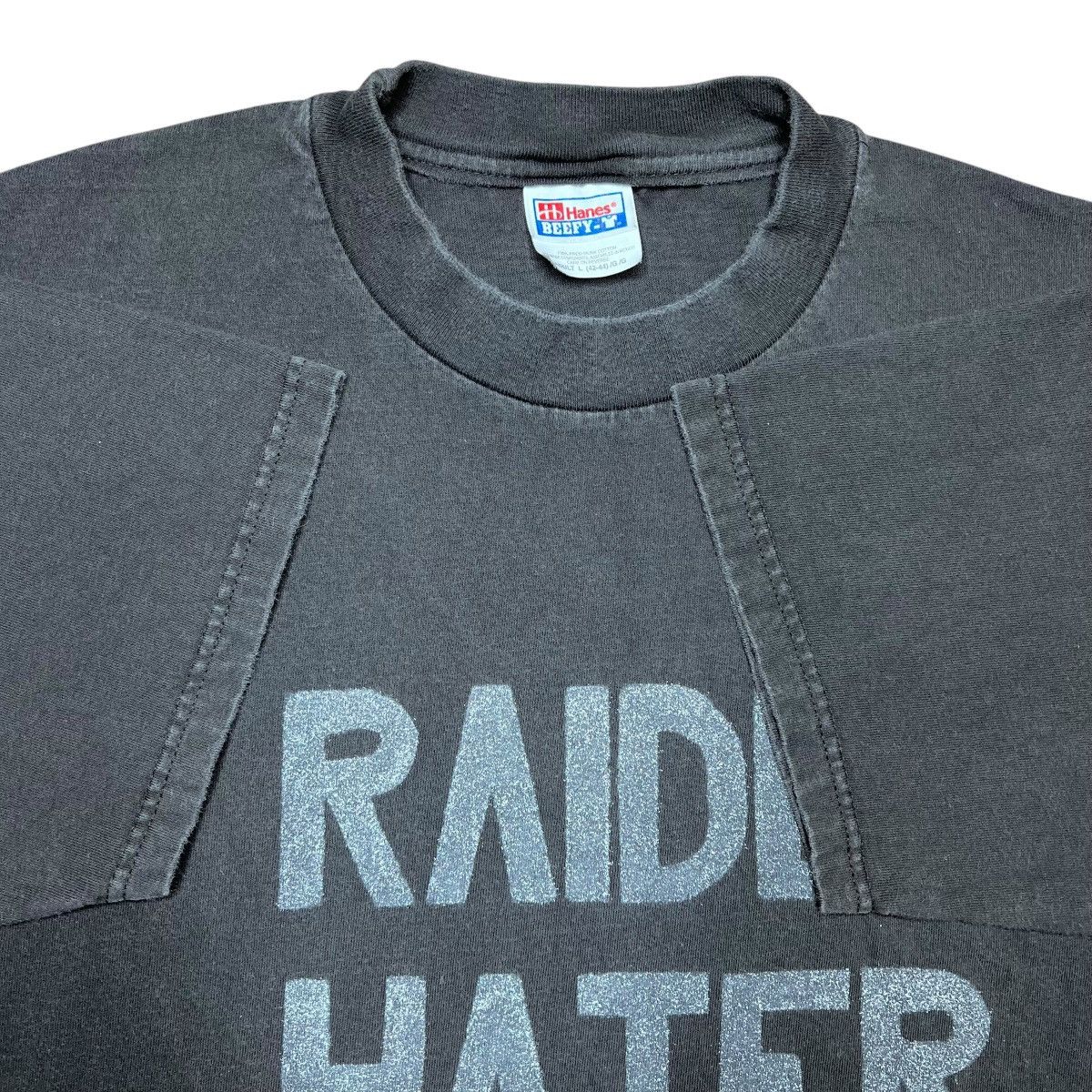 NFL × Vintage Vintage 2000 NFL Denver Broncos Raider Hater Football Tee Size US L / EU 52-54 / 3 - 3 Thumbnail